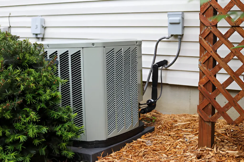 HVAC service improving efficiency by changing air filter